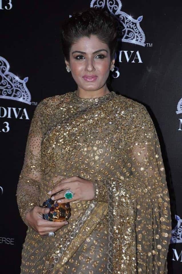 Ravina Tondon in Sabyasachi Mukherjee