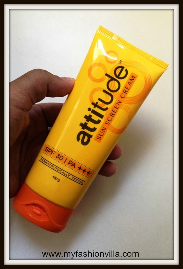 attitude sunscreen spf 30