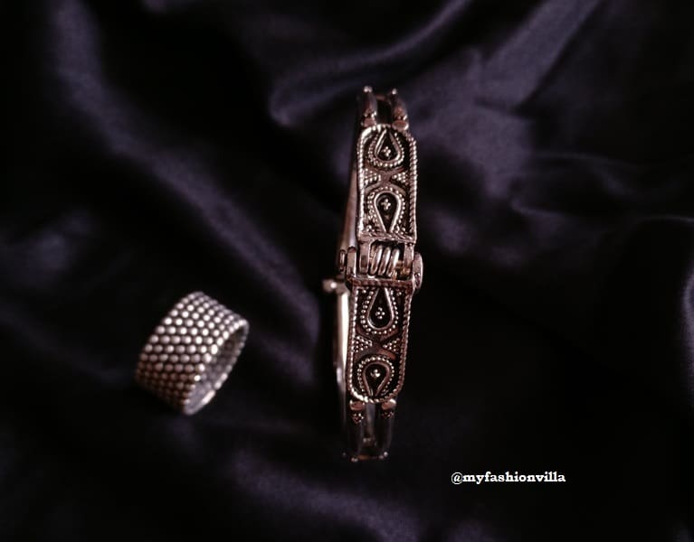 german-silver-jwelery-rings-and-bracelet