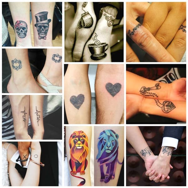 60 Soulmate Matching Couple Tattoos With Meaning