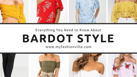 Bardot style online top