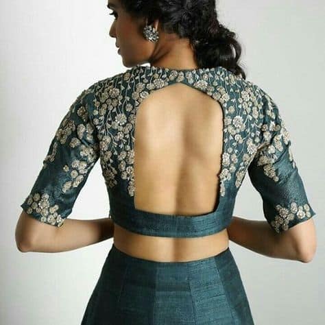 Backside Blouse Design