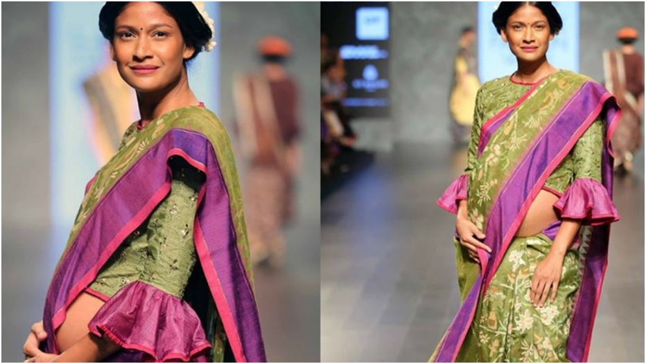 Pregnancy Fashion: Tips On Wearing A Saree During Pregnancy – My Fashion  Villa