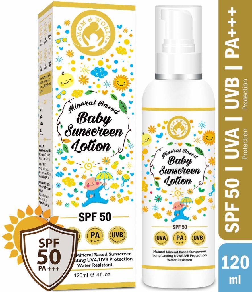 Mom & World Mineral Based Baby Sunscreen